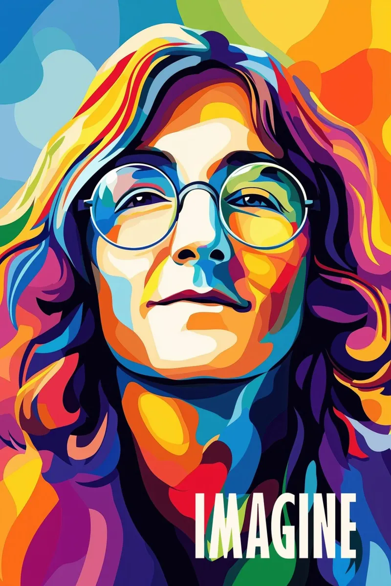 John Lennon | Imagine | Art, Music and Idealism hahnemühle by Autofocus