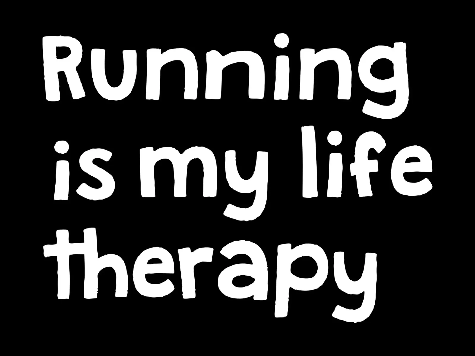 Running is my life therapy pellicola backlit da happieeagle