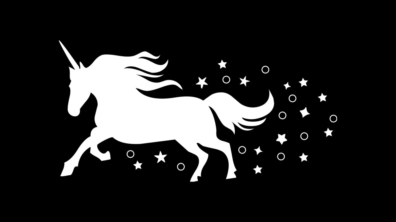 Magical running unicorn poster da happieeagle