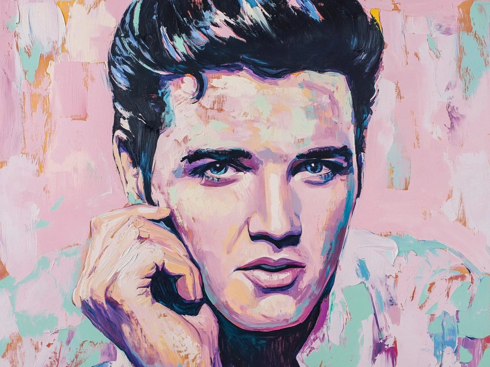 Elvis Presley Popart Rock 'n' Roll poster by Carinaprint