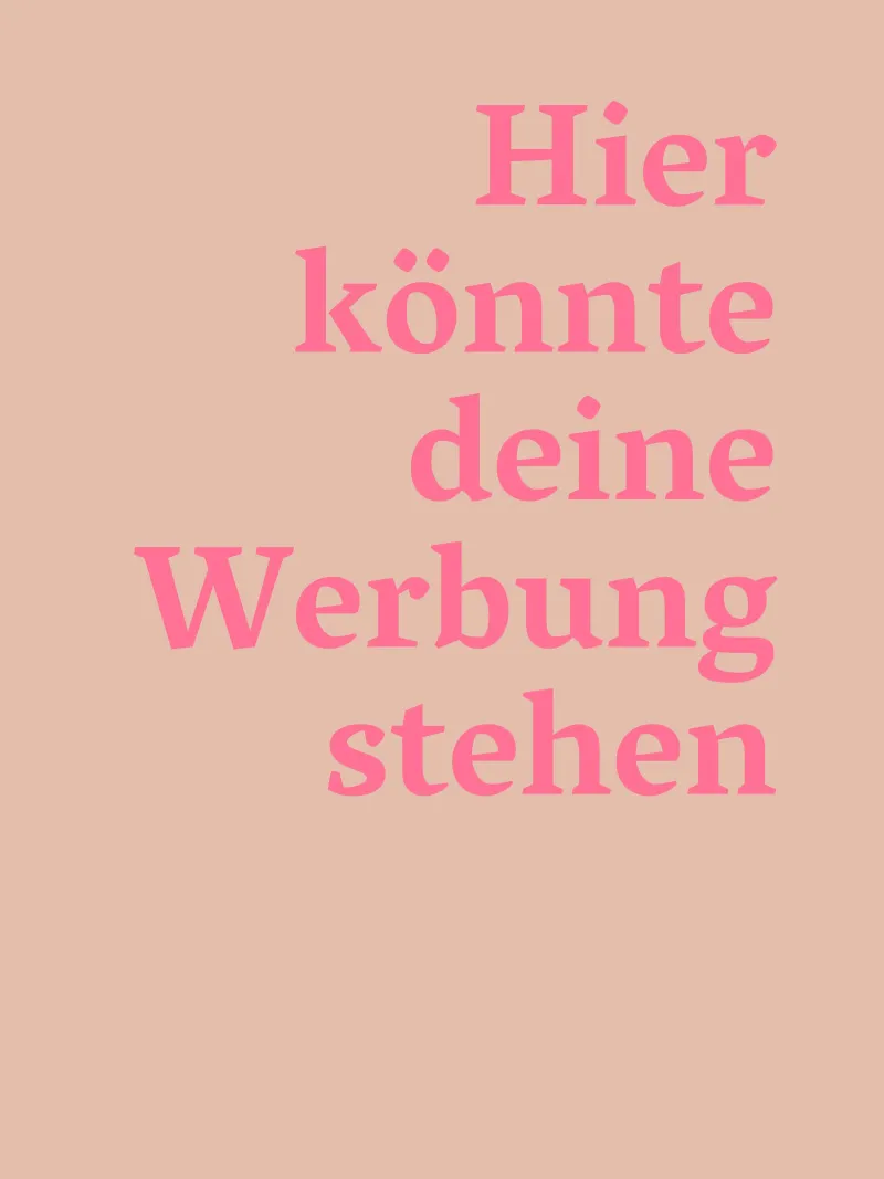 Hier könnte deine Werbung stehen poster with aluminum frame by MARA