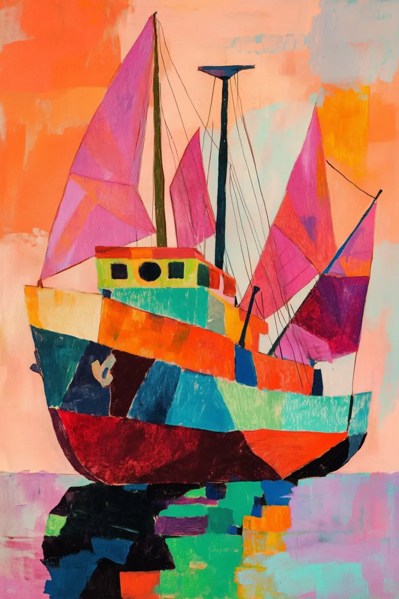 Pink Sails plexiglass da treechild