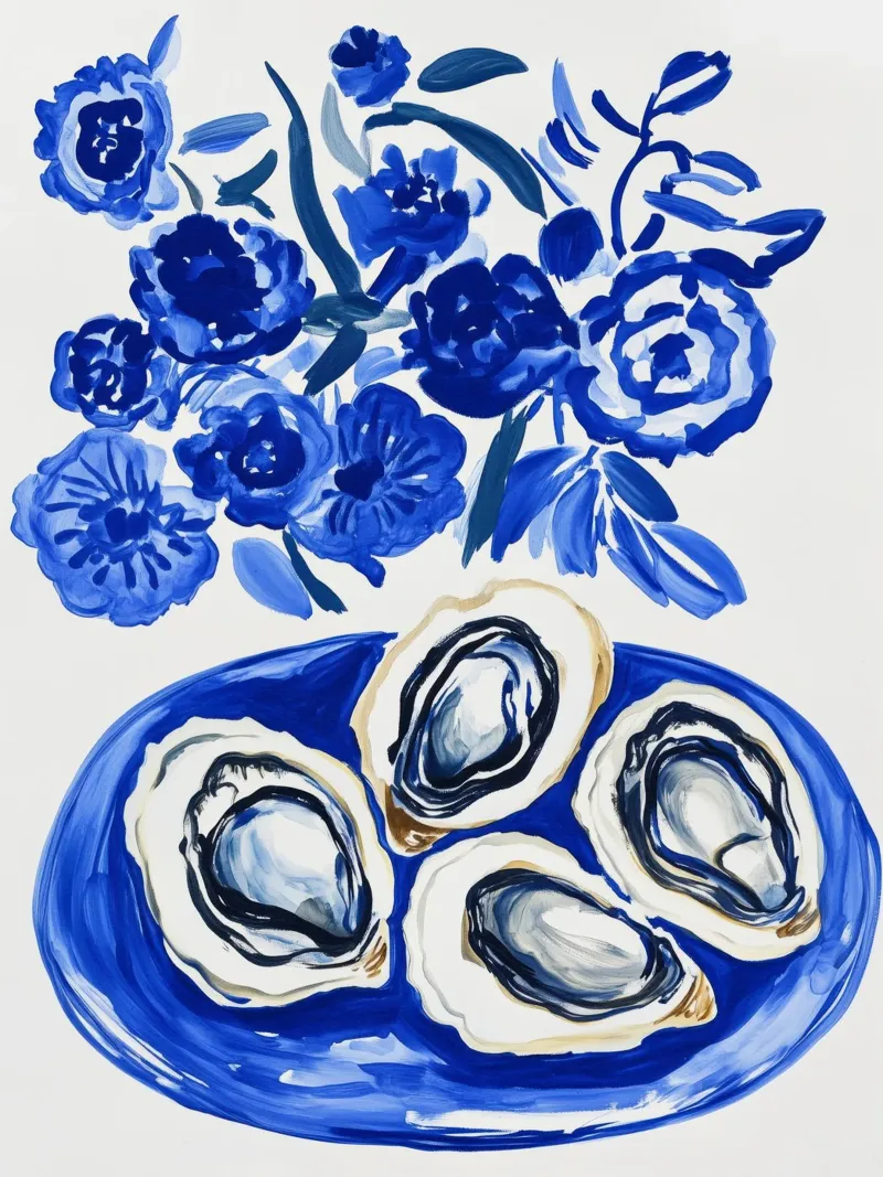 Fresh Oysters carta hahnemühle da treechild