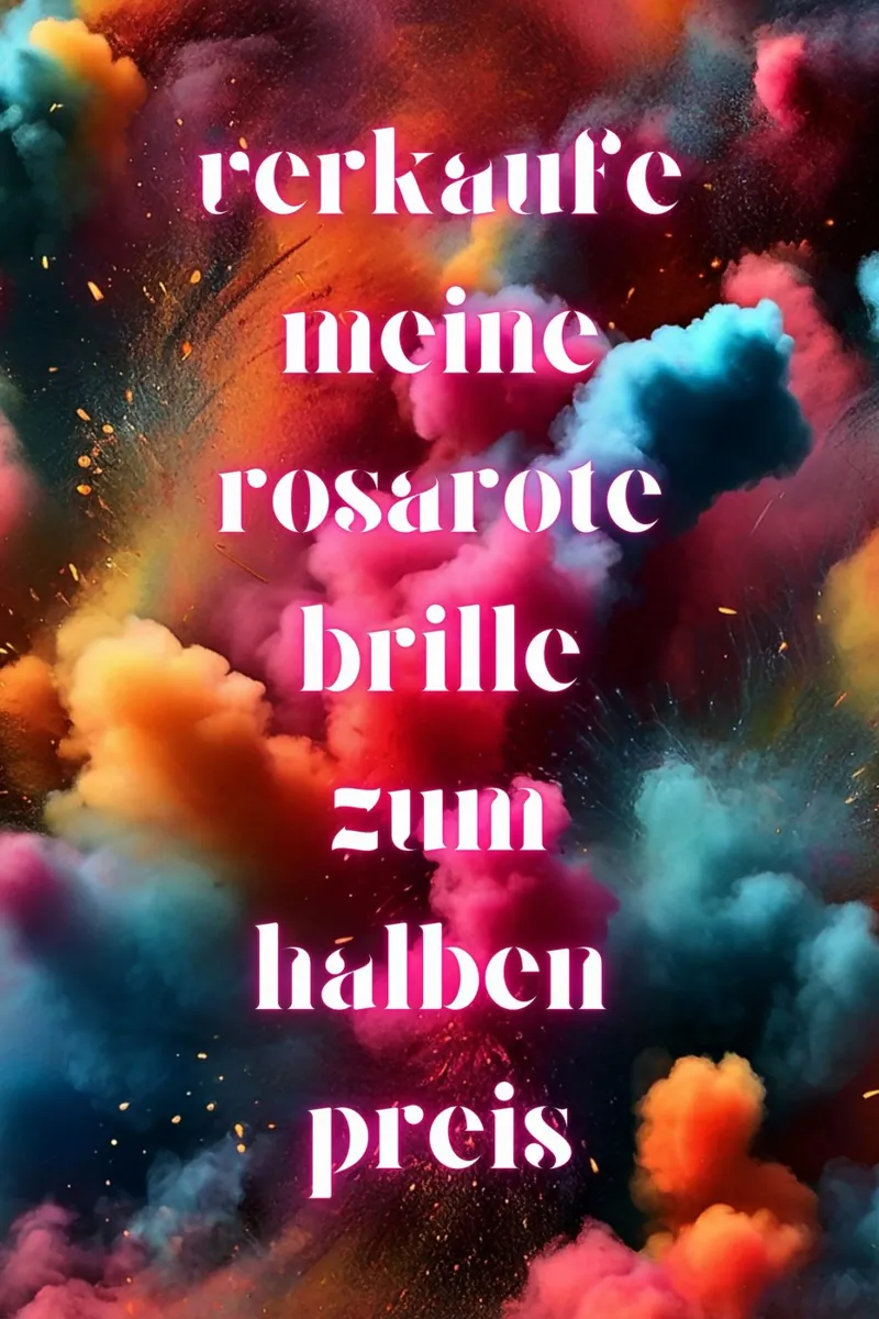 Vendo i miei occhiali rosa a metà prezzo poster con telaio in alluminio da ArtDesign by KBK