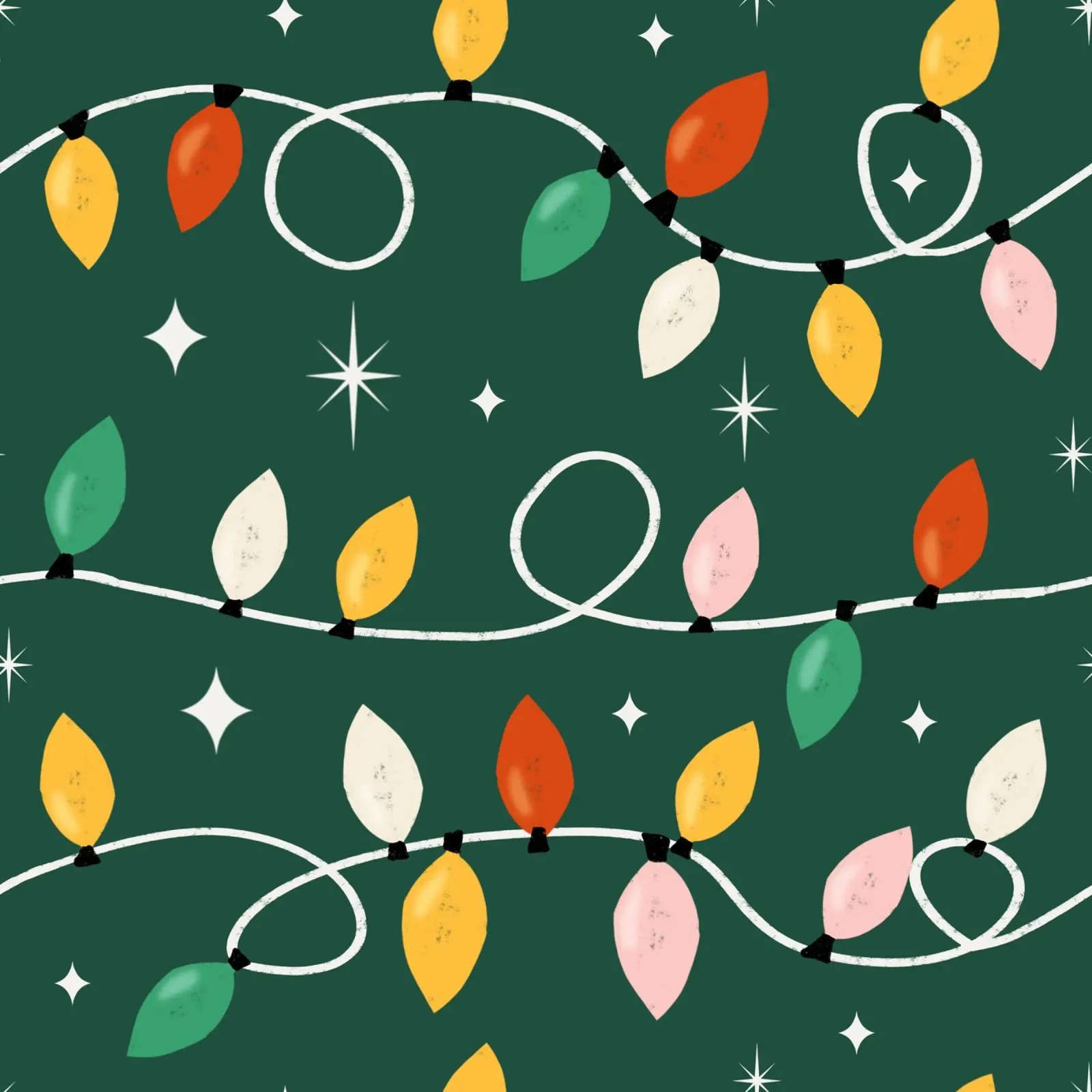Festive Christmas Fairy Lights hahnemühle by susanacosta