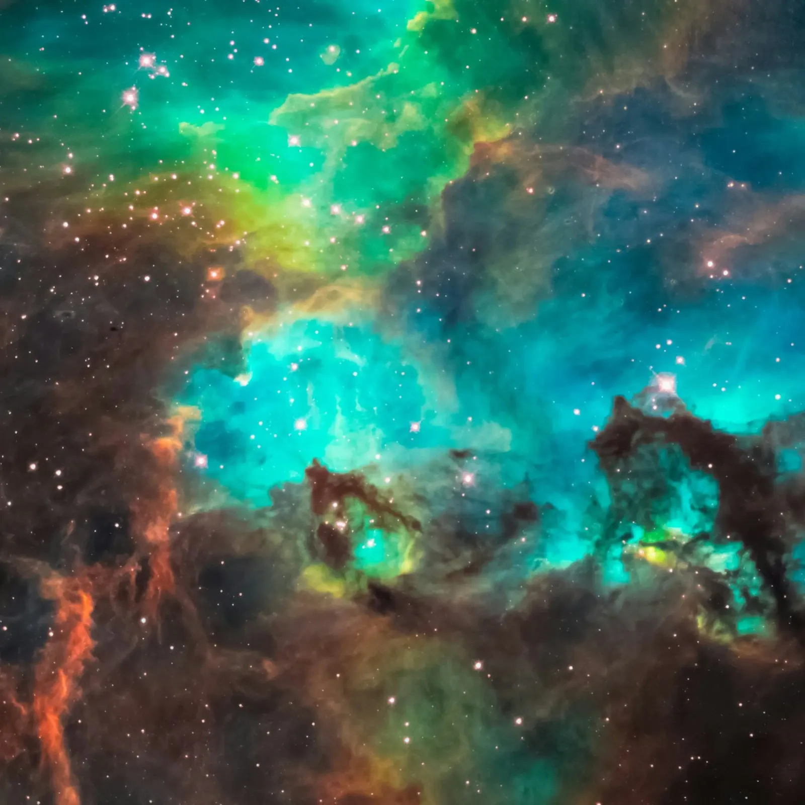 hubble telescope high definition photography canvas with Floater frame by 🎁 ARTVI-SHOP