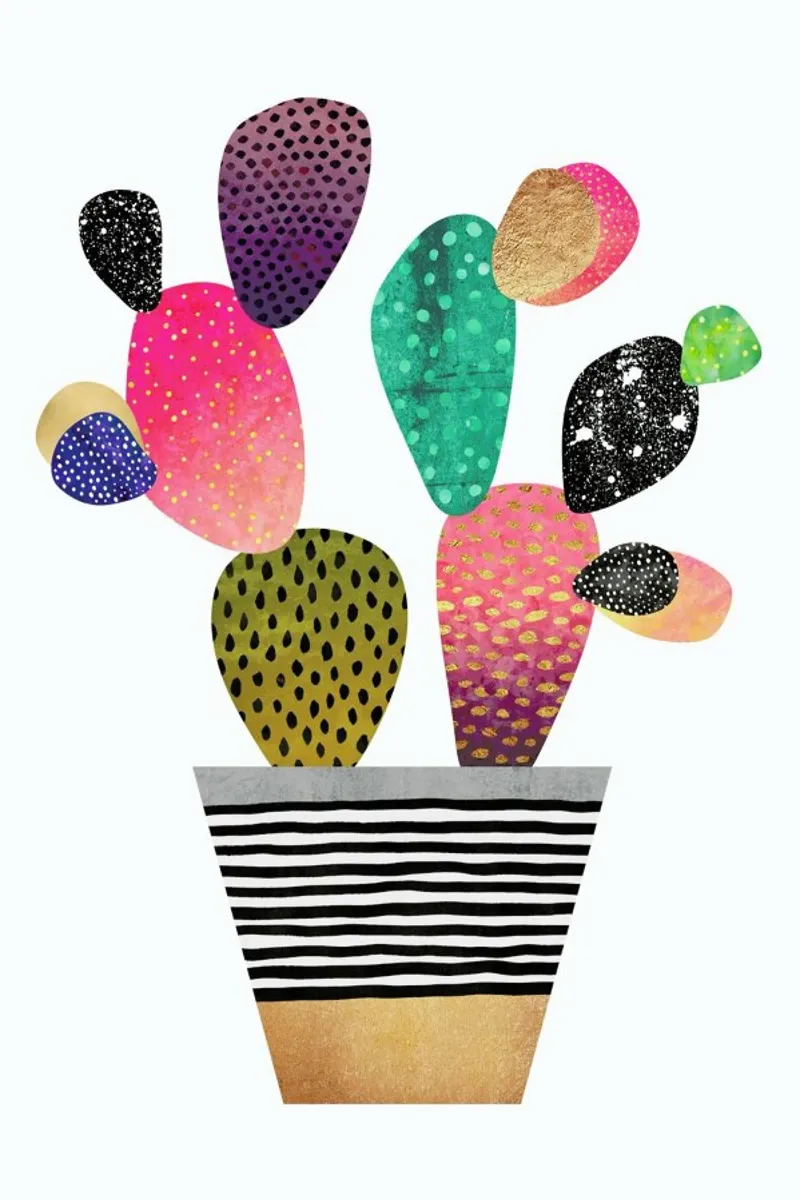 Happy Cactus pellicola backlit da Elisabeth Fredriksson