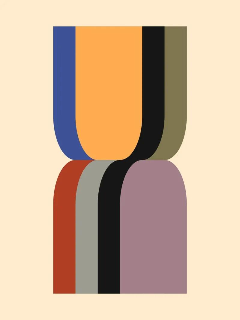 Minimalista 63 poster con telaio in alluminio da Gaite