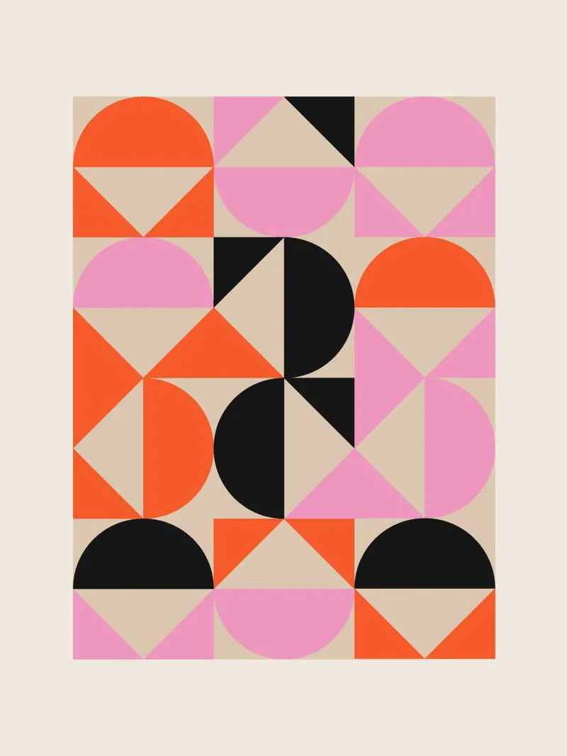 Astrazione geometrica 250 carta hahnemühle da Gaite