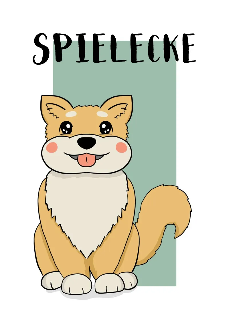 Spielecke Shiba Inu pellicola backlit da BAINAI KIDS