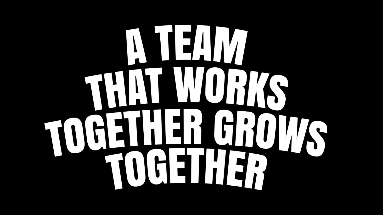 A team that works together grows together pellicola backlit da happieeagle