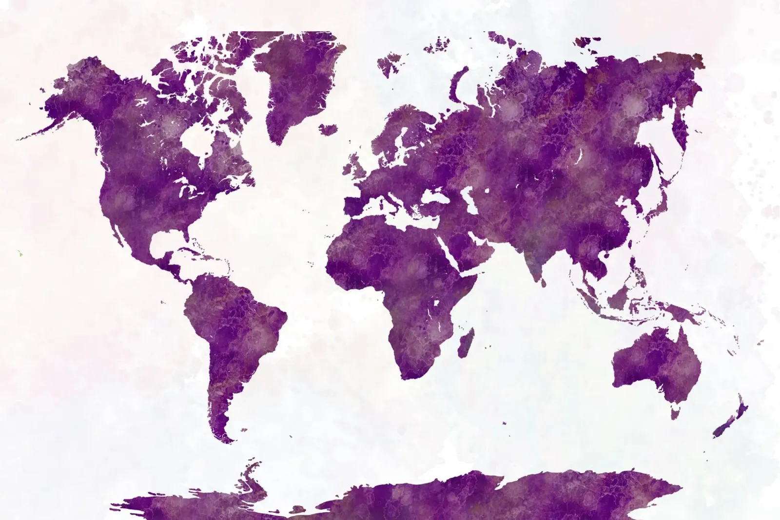 Mappa del mondo ad acquerello pellicola backlit da 🎁 ARTVI-SHOP