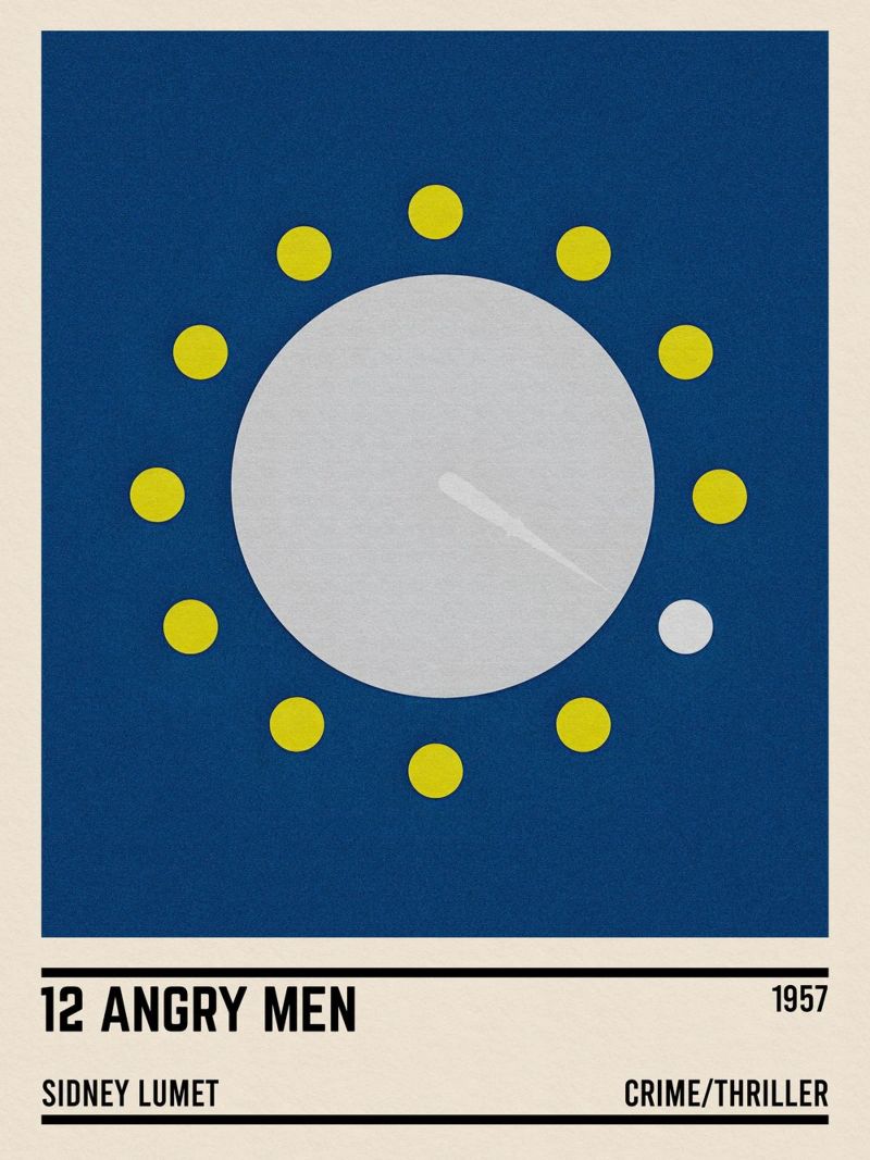 12 Angry Men poster de TheArtstudio