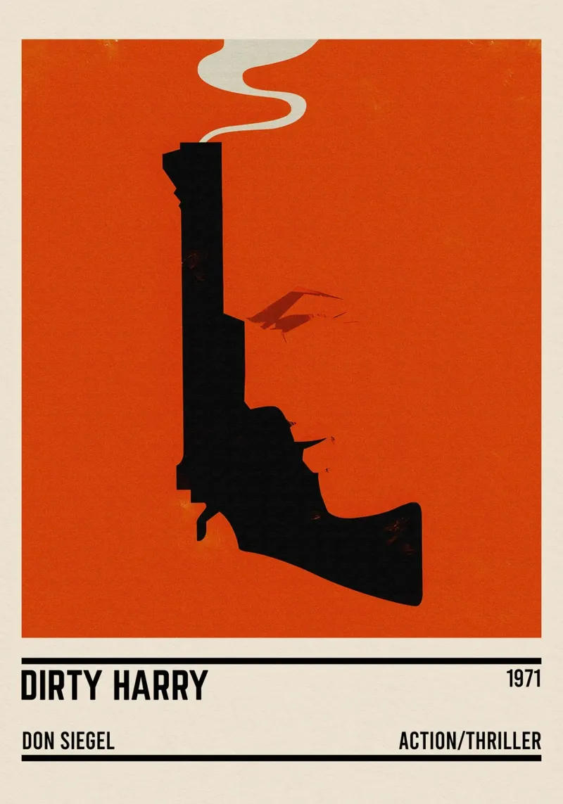 Dirty Harry canvas van TheArtstudio