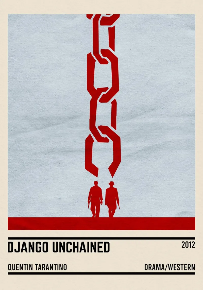 Django Unchained aluminio dibond de TheArtstudio