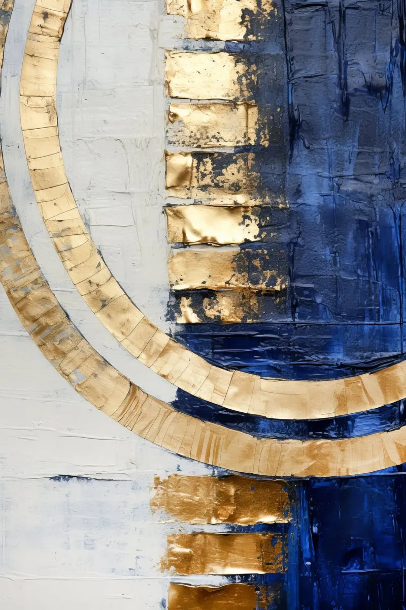 ABSTRAKTE KUNST New day canvas by Melanie Viola