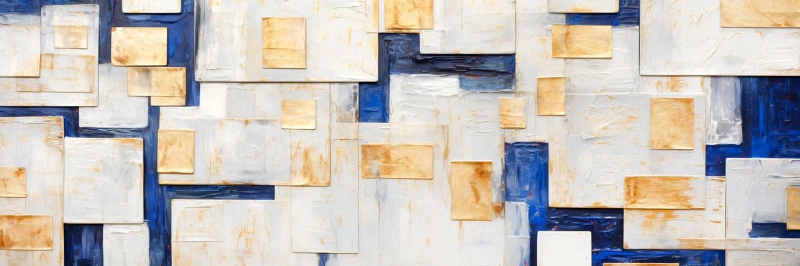 ABSTRACT ART Organised thoughts poster by Melanie Viola