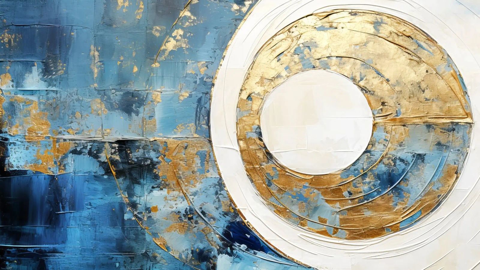ABSTRACT ART Force field canvas by Melanie Viola