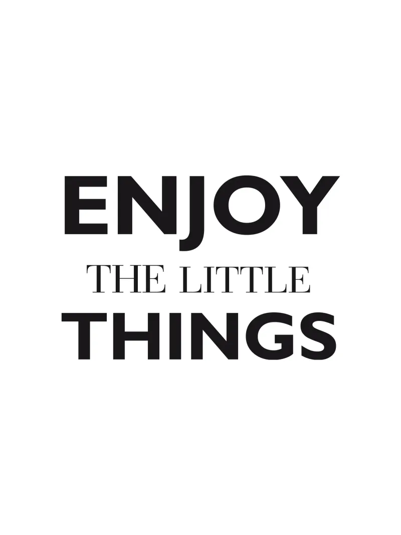 ENJOY THE LITTLE THINGS carta hahnemühle da Meridian Design