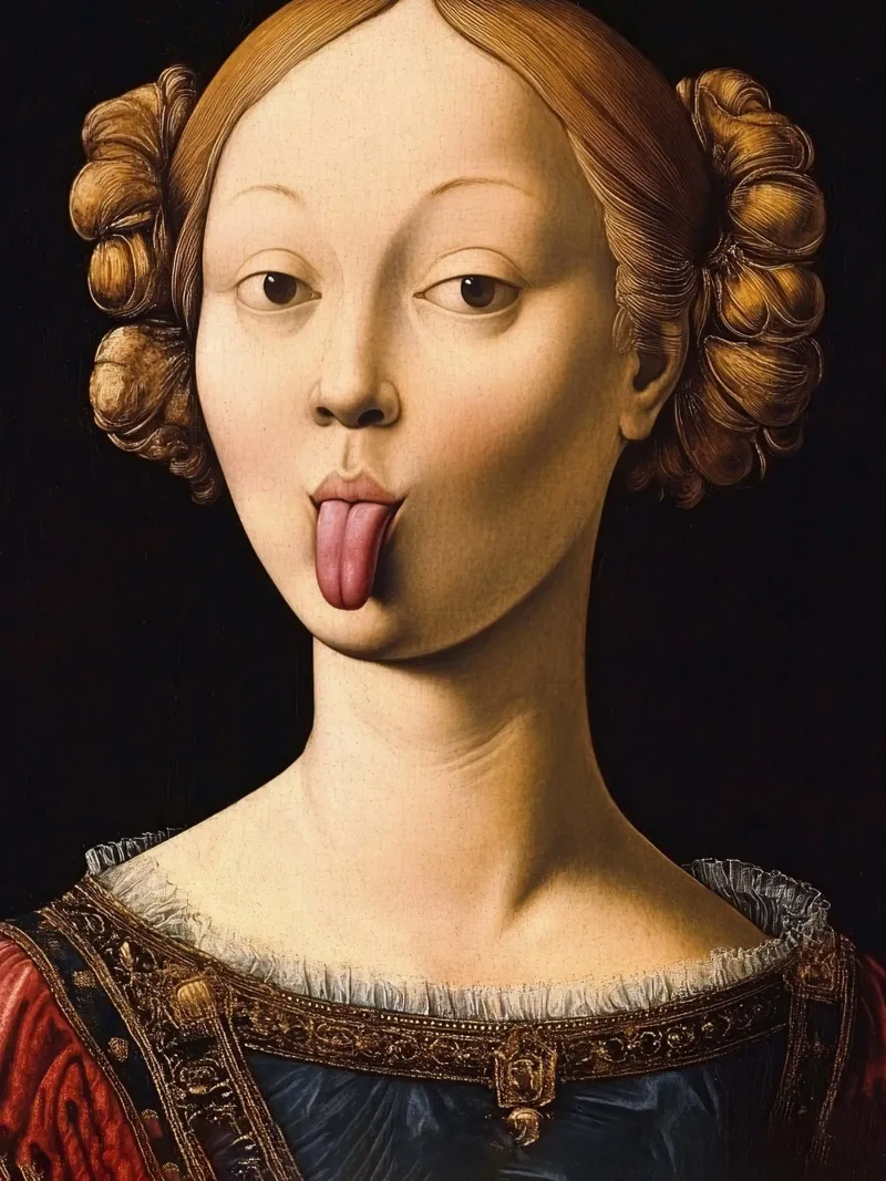 Insolent Lady alluminio dibond da Dikhotomy