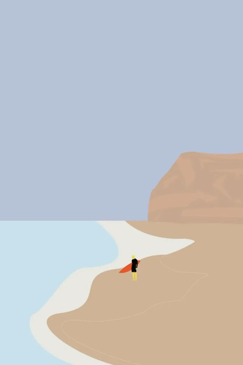 Fornøjelse Surf No. 01 poster da Swen Swensøn