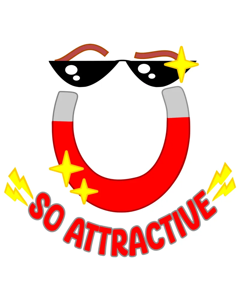 Magnete attraente poster con telaio in plastica da sillyindustries