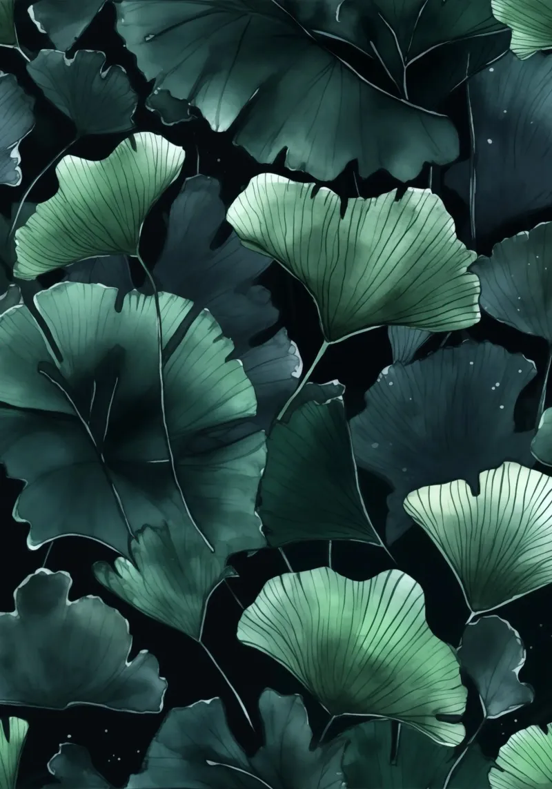 Foglie di ginkgo plexiglass da Justyna Jaszke JBJart