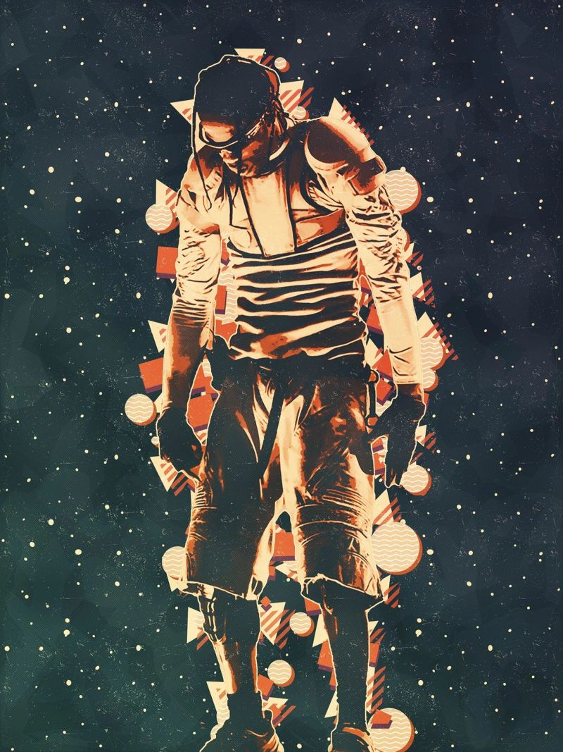 Travis Scott 56 pellicola backlit da music soul