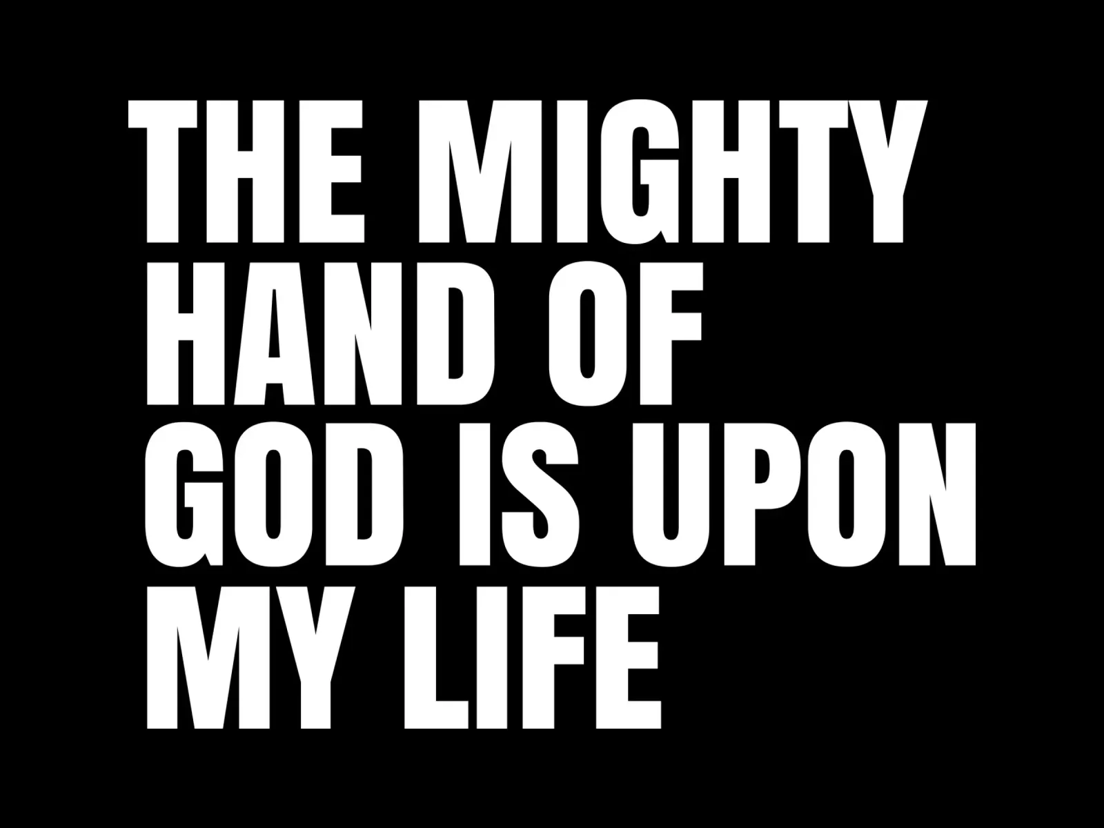 The mighty hand of God is upon my life pellicola backlit da happieeagle