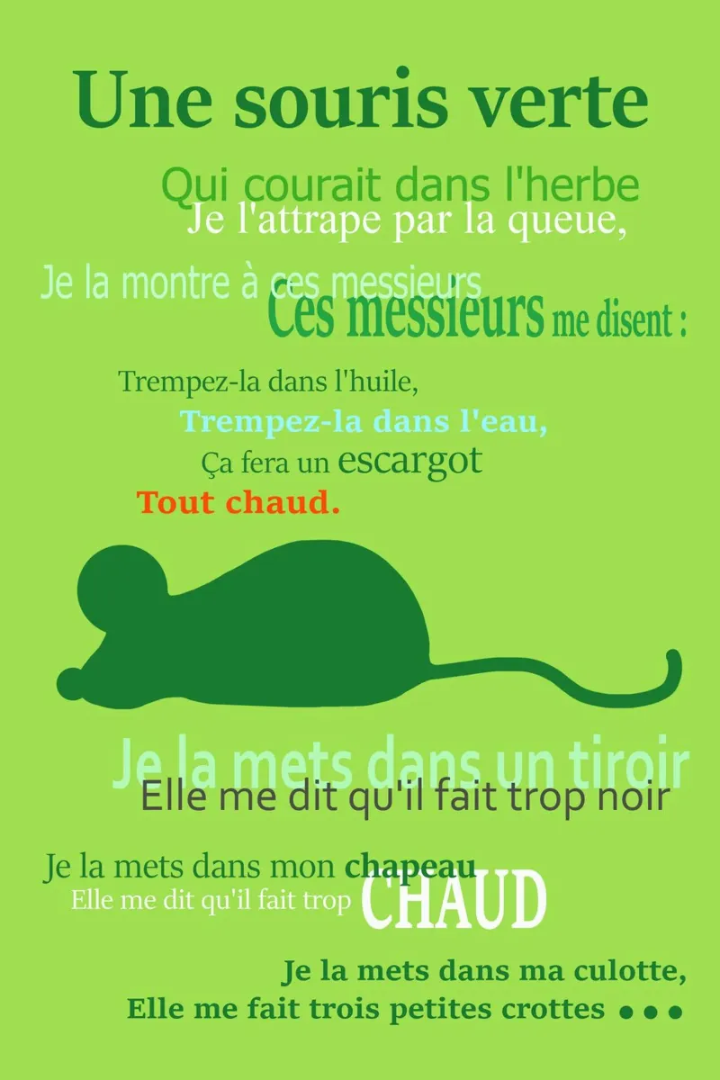 une souris verte carta hahnemühle da alexiableu