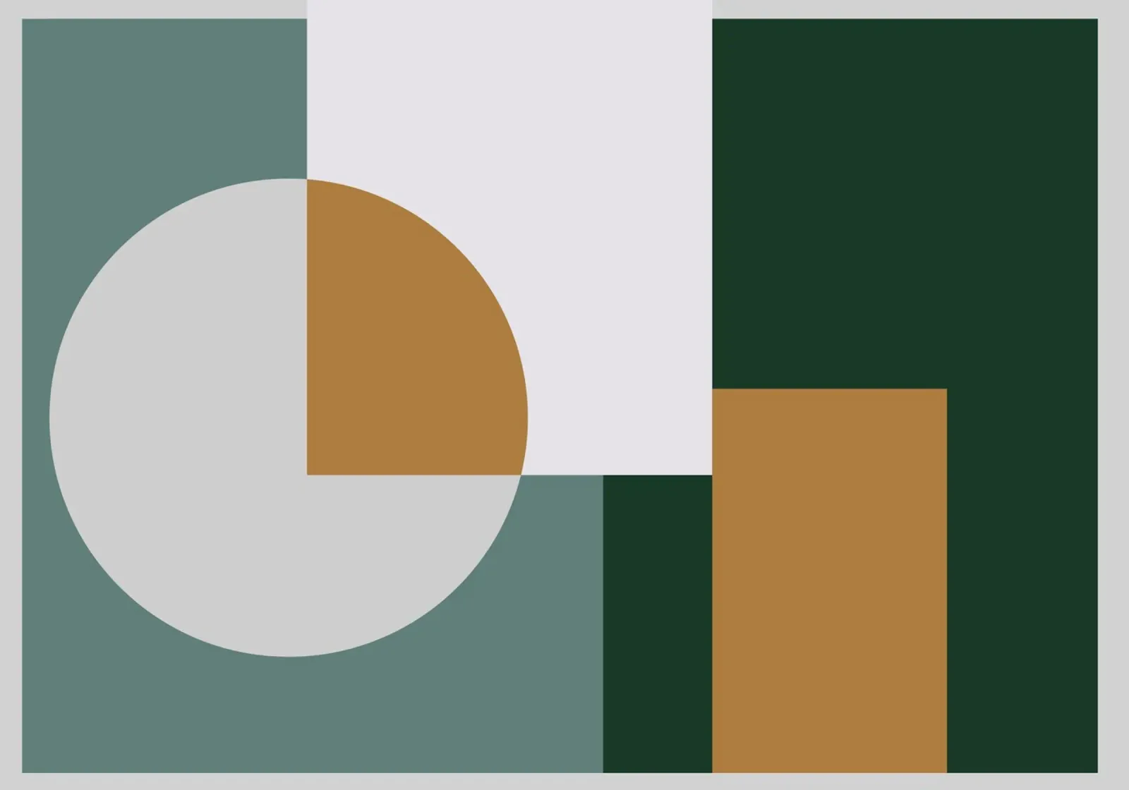 Modern Geometric Harmony carta hahnemühle da KHouse Studio