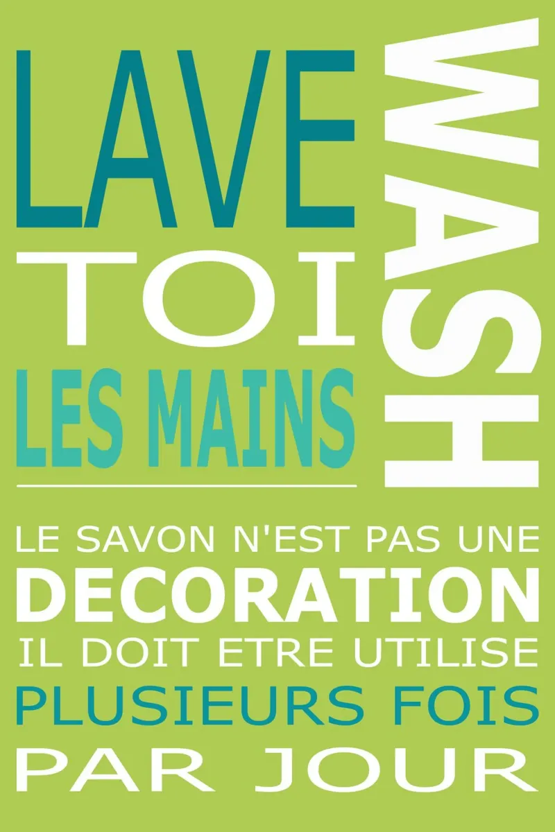 lave toi les mains plexiglass da alexiableu