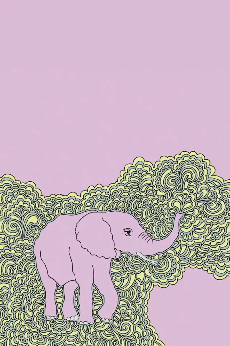 Purple Elephant pellicola backlit da KP Design
