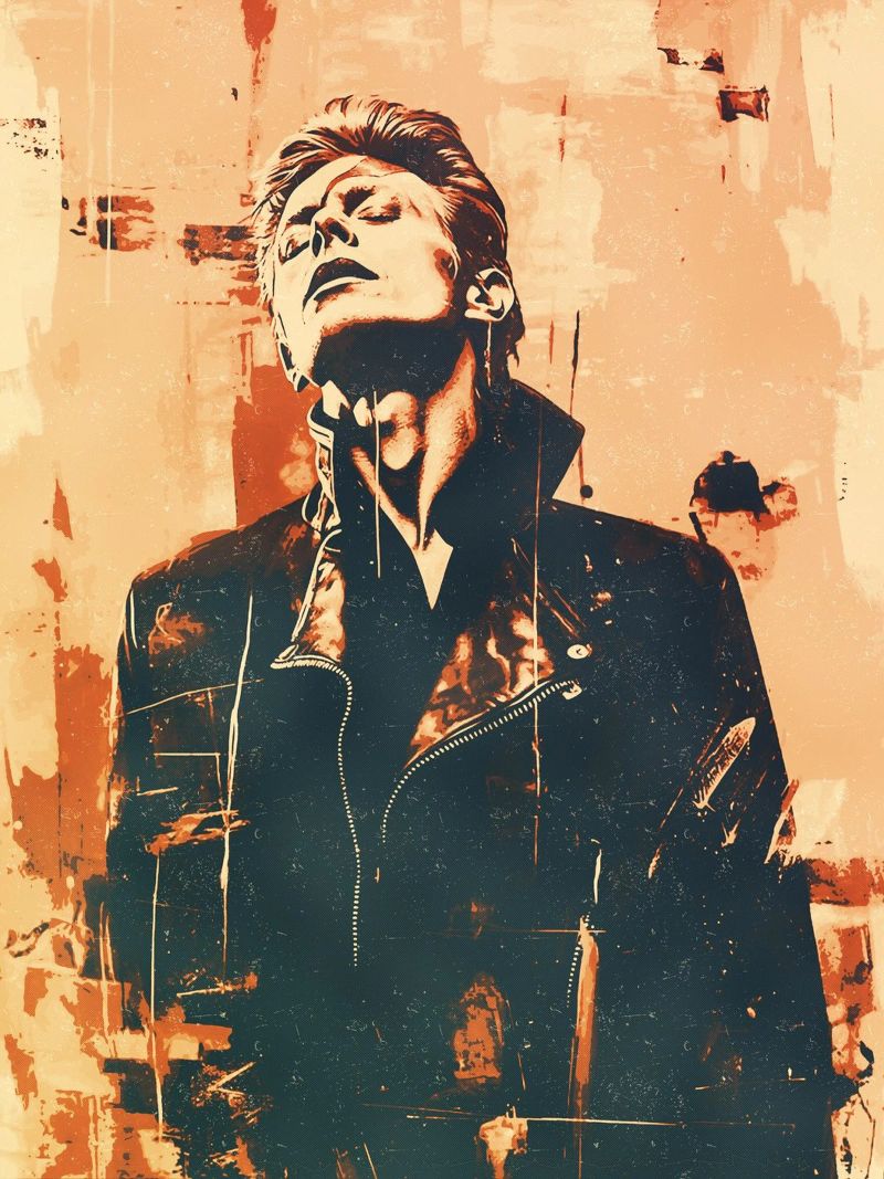 David Bowie poster de music soul