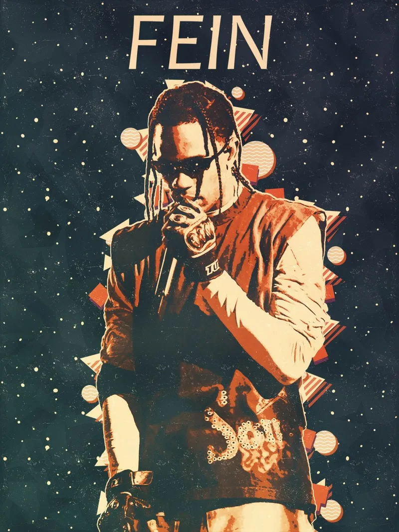 Multa Travis Scott 2 plexiglass da music soul