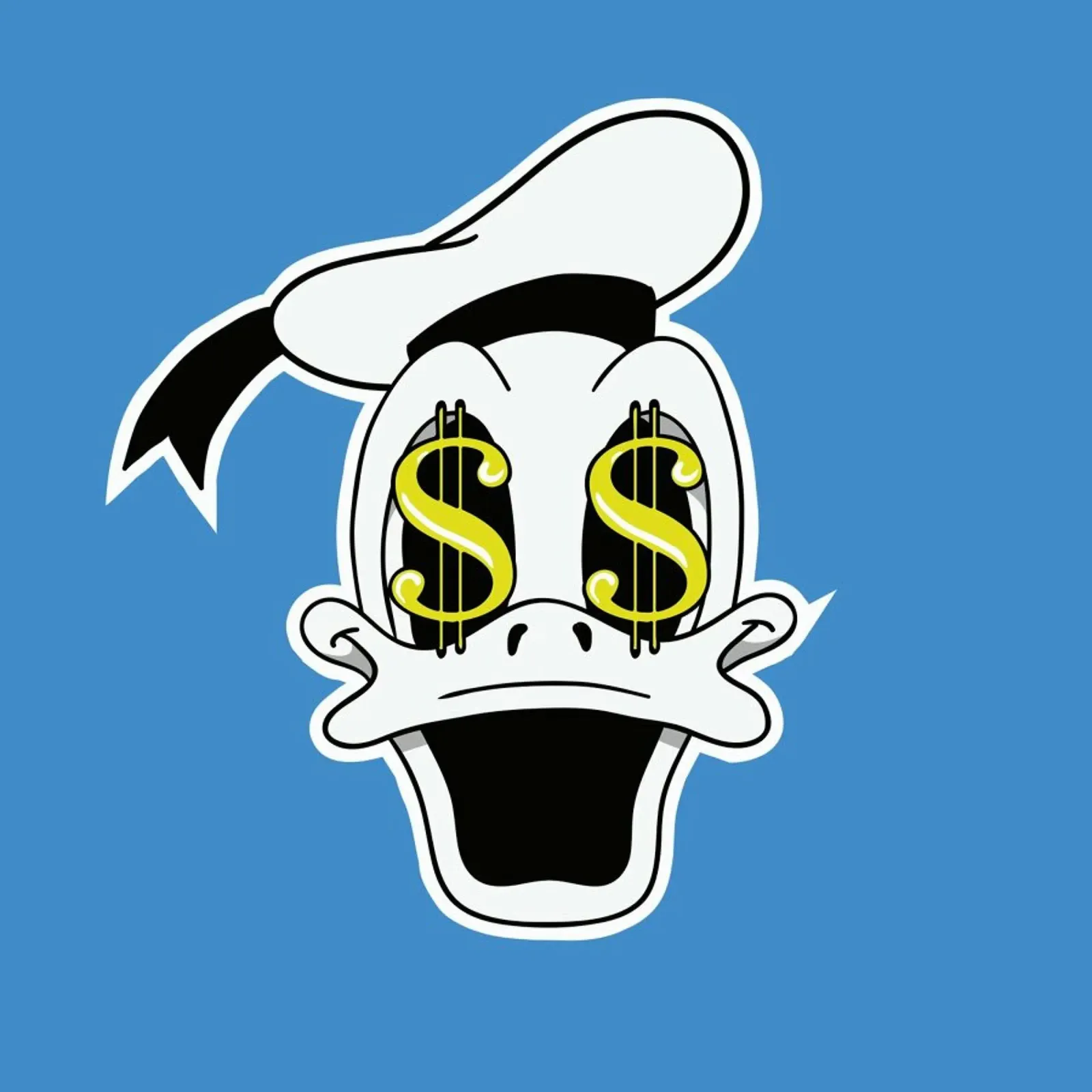 The Cash Duck canvas by Zhi Yun Zhang