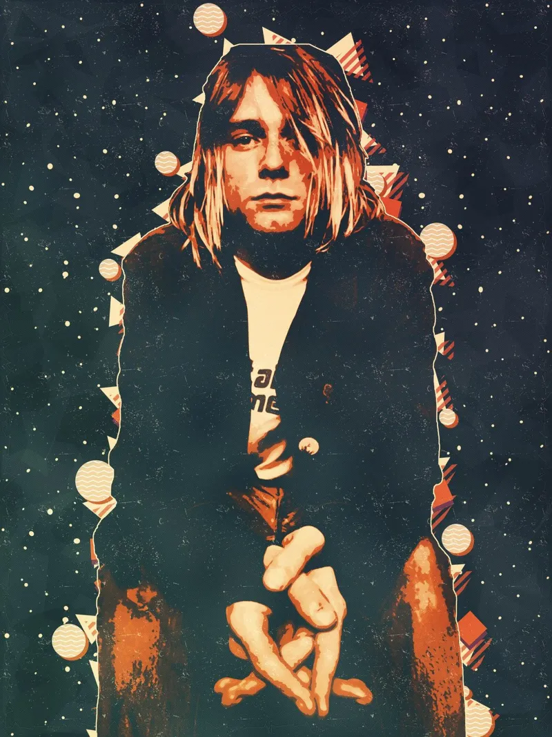 Nirvana Kurt Cobain 8 Kunst Hahnemühle von music soul