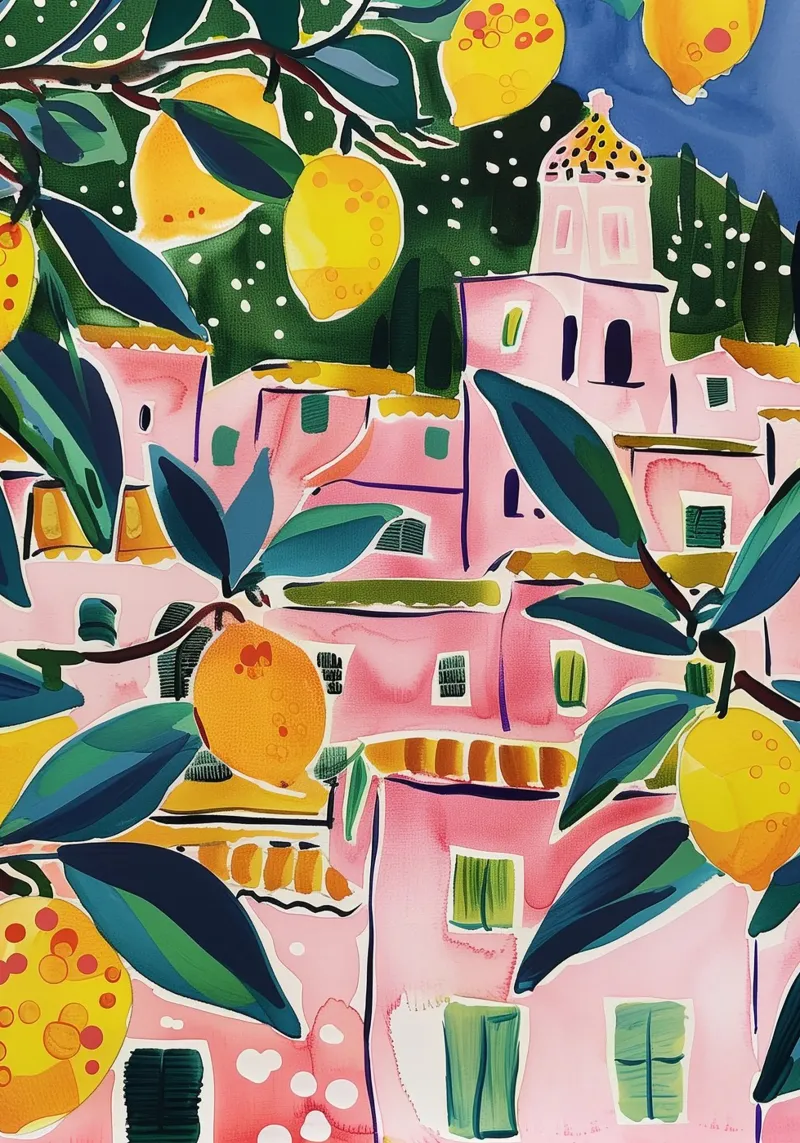Boho Bella Vita 3 City 3 poster da Boho Print Collection