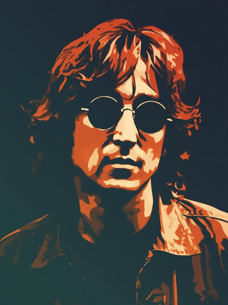 Art sur toile de John Lennon hahnemühle de music soul