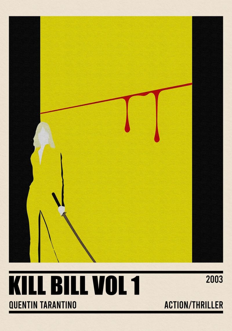 Kill Bill Vol 1 _ CallumSeymour _ PosterSpy 1 Poster von TheArtstudio