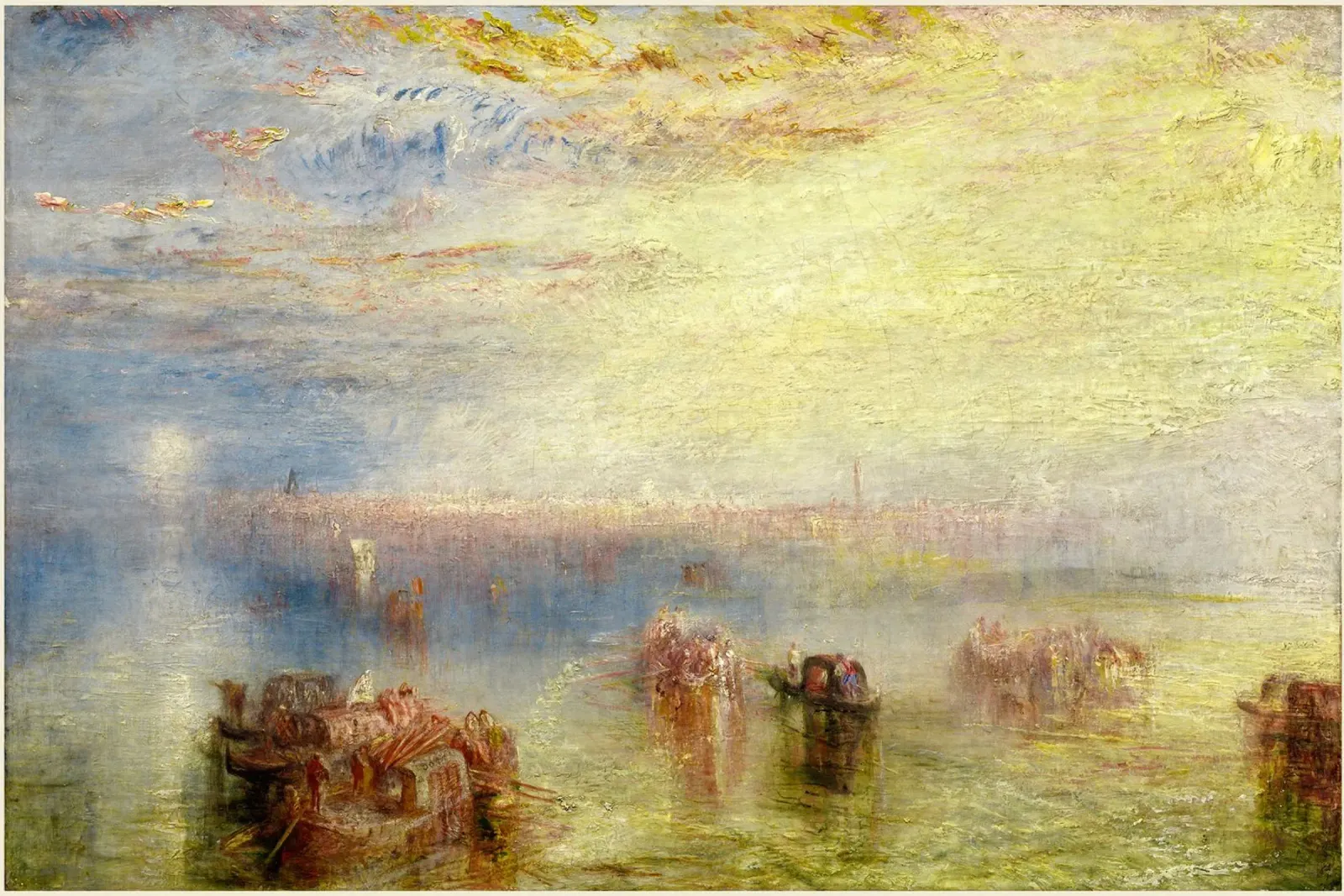 William Turner - Aproximación a Venecia lámina retroiluminada de ARTOTHEK