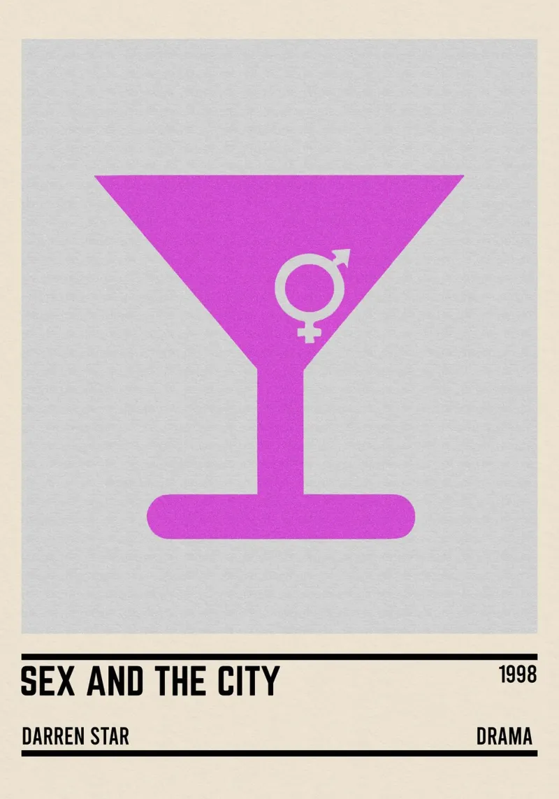 Sex and the City alluminio dibond da TheArtstudio