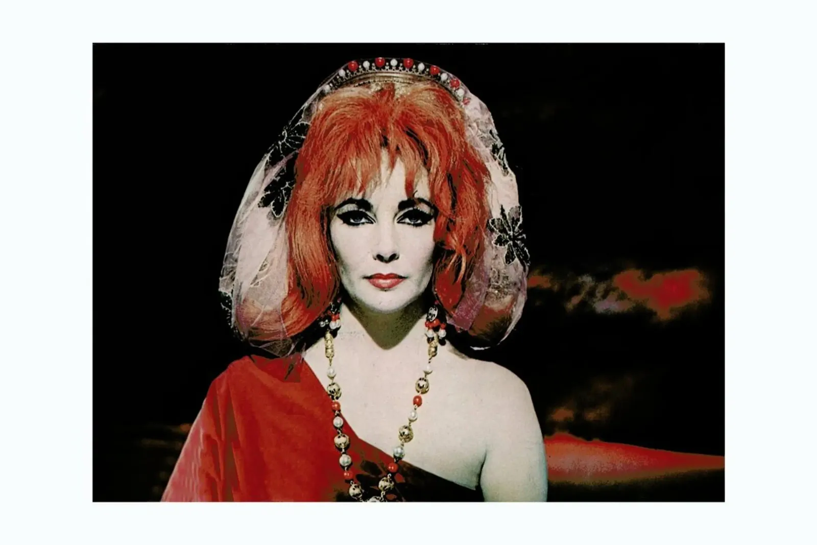 Elizabeth Taylor in Doctor Faustus, 1967 poster with wooden frame by Gallery Print and Art Limited