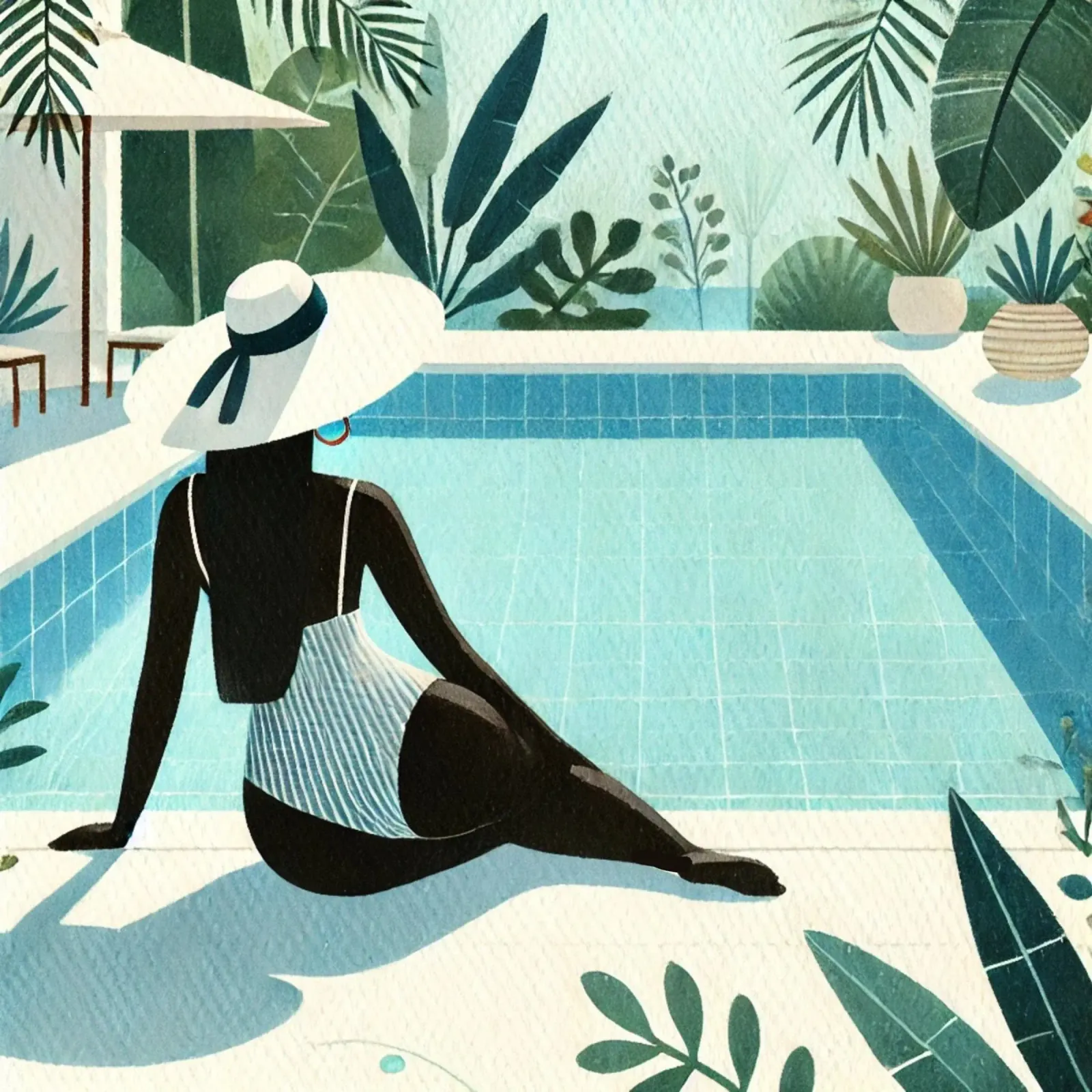 Piscina II carta hahnemühle da Travel with Chris