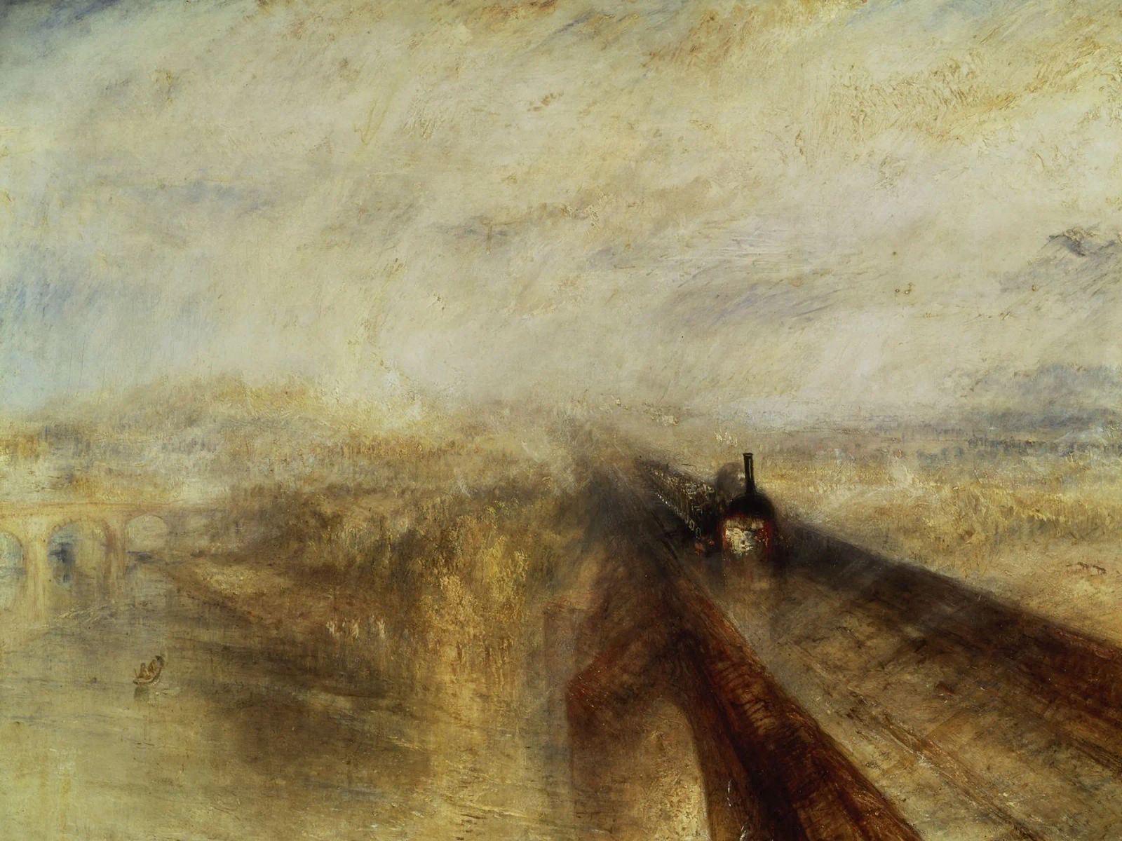 William Turner - Pioggia, vapore e velocità alluminio dibond da ARTOTHEK