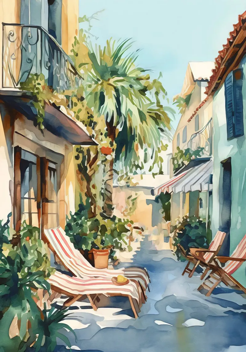 Boho Bella Vita 20 Vacation 2 tela con Cornice a cassetta da Boho Print Collection
