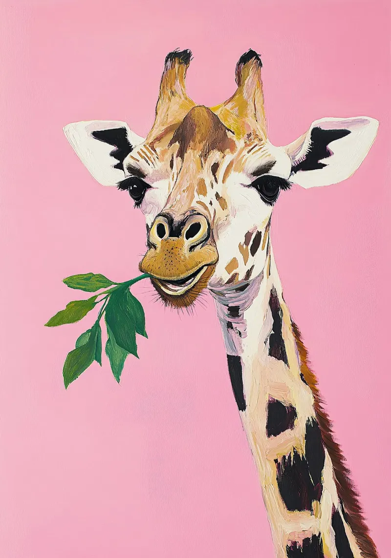 Giraffa pellicola backlit da Euphoria Theresa