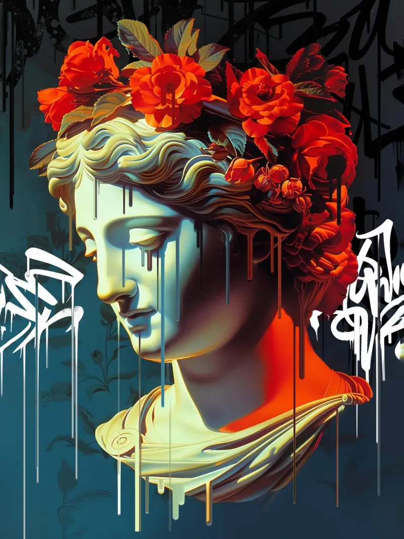Vandal Casandra poster con telaio in plastica da Dikhotomy