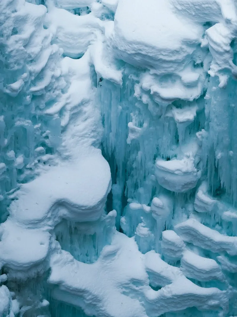 Ice formations art - Winter structures canvas by Whole©