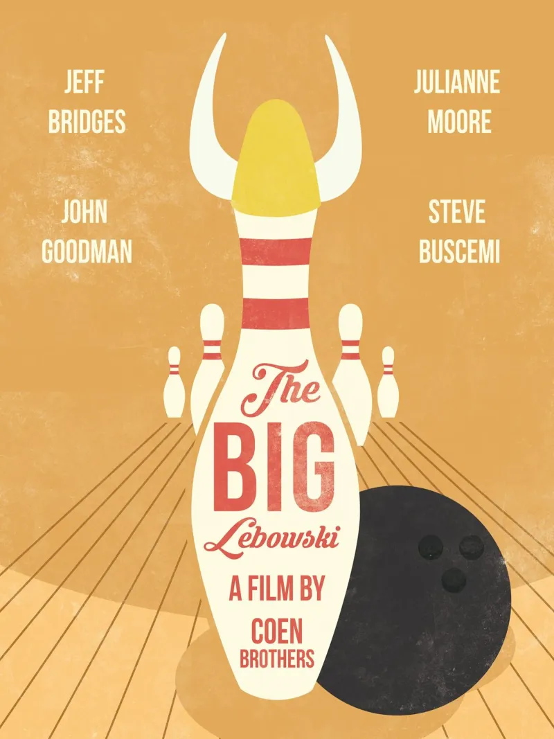 Big lebowski poster da 2toastdesign